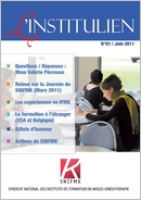 Couverture revue L'institulien